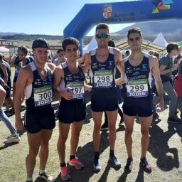Alejandro Santana, Lucho González, Tinguaro Quintero y Aday Salas