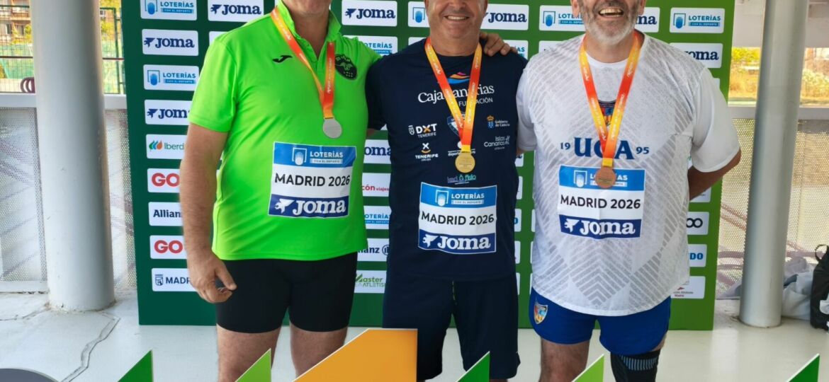Damián González - Campeón de España M55 Martillo
