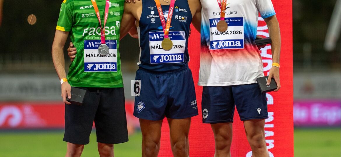 Podium 400 mv - Jesús David Delgado - Campeonato de España Absoluto 2026