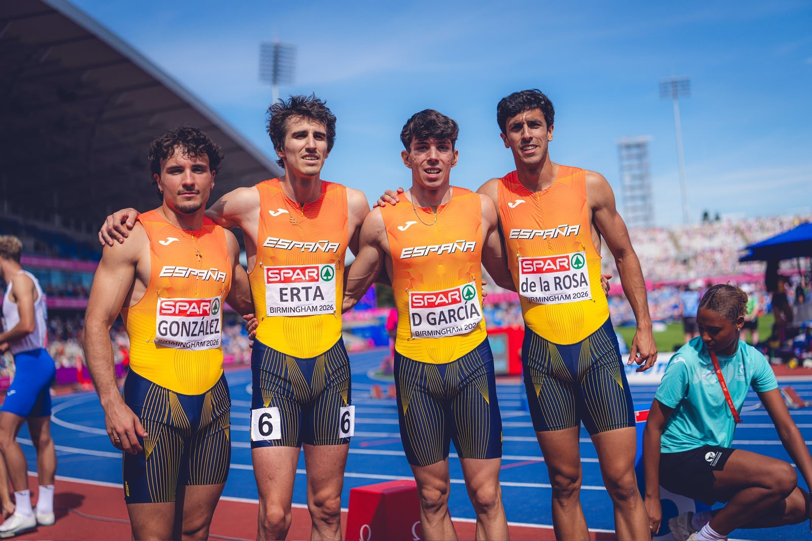 Equipo español de 4x400 masculino - Foto: @photorunner